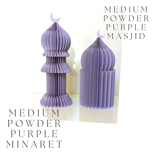 Powder Purple Minaret/Masjid (single)